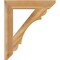 Ekena Millwork Olympic Slat Rough Sawn Bracket, Western Red Cedar, 4"W x 24"D x 28"H BKT04X24X28OLY06RWR - alternate 3